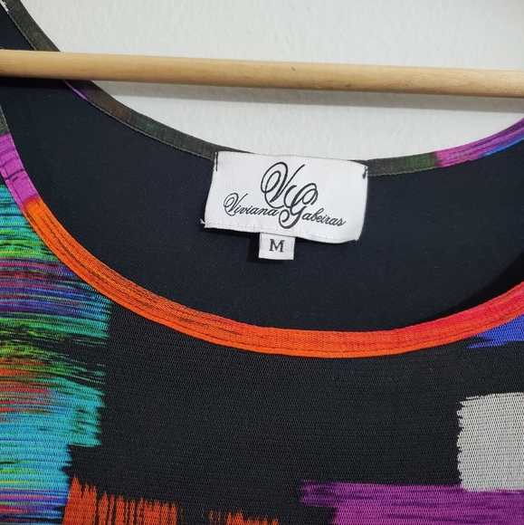 Viviana Gabeiras Colorful Abstract Dress - Picture 3 of 3